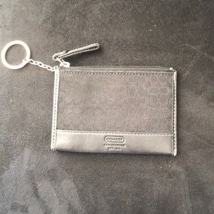 🖤👛COACH coin & card key chain